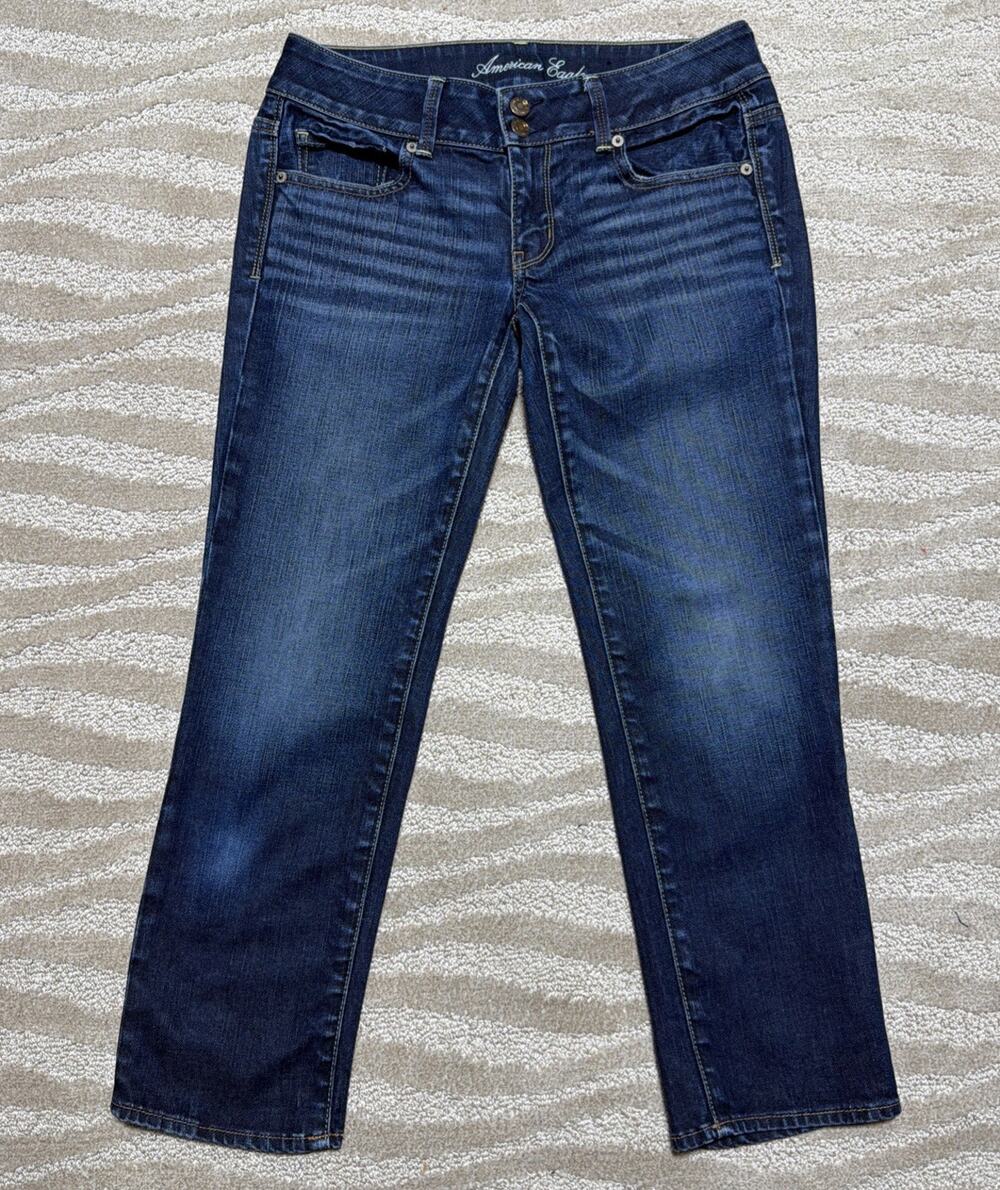 American Eagle Stretch Women's Size 6 Artist Stretch Low Rise Blue Jeans Comfort